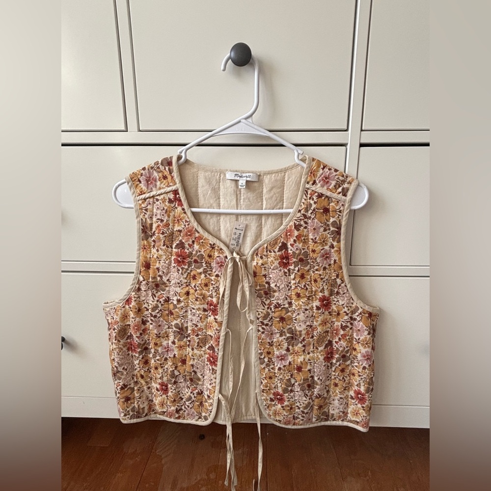 Madewell Reversible Tie-Front Vest Top